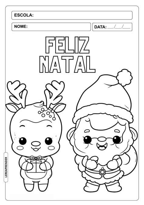 12 Desenhos Da Rena Do Papai Noel Para Imprimir E Colorir