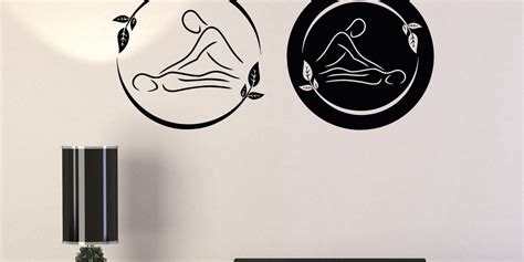 Vinyl Wall Decal Spa Massage Therapy Beauty Logo Relax Stickers Unique