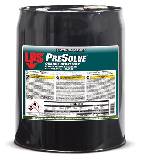 Presolve Orange Degreaser 5 Gal R And R Wholesale