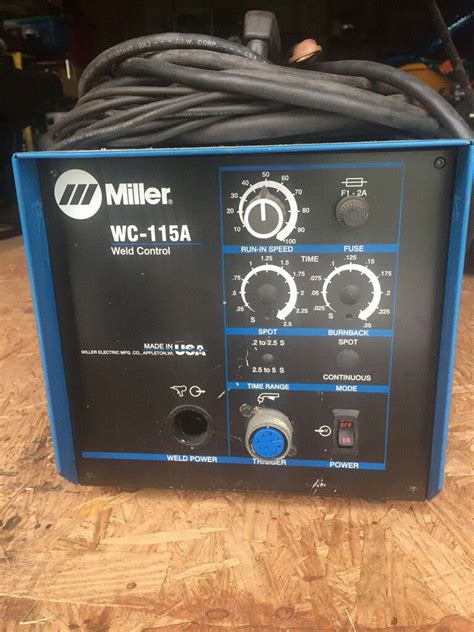 Miller Miller WC 115A Weld Control With Contactor W Miller Spoolmatic