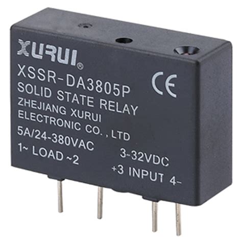 Ss Rel De Estado Solido Ssr Carga Vac Control Vdc Xurui