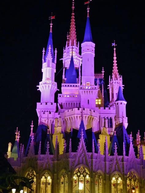 Disney Vacation Kingdom: Cinderella Castle At Night