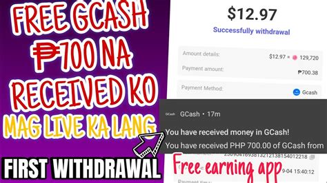 POPPO LIVE WITHDRAWAL LEGIT 700 RECEIVED SA GCASH KO KUMITA SA PAG