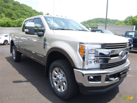 White Gold Ford F Super Duty King Ranch Crew Cab X