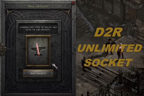 D2R Unlimited FREE Socketing Trick How To Socket Unlimited Items With