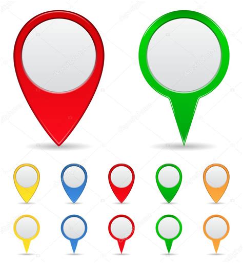 Map Markers Stock Vector Image By Human 306 6852568