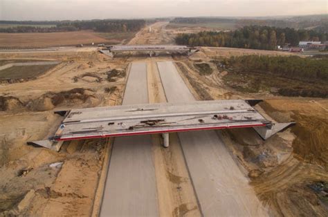 Zaawansowanie prac na budowie autostrady A1 obwodnicy Częstochowy w