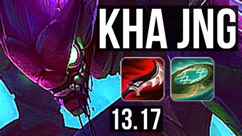 KHA ZIX Vs HECARIM JNG 1 9M Mastery 14 2 6 Godlike 300 Games