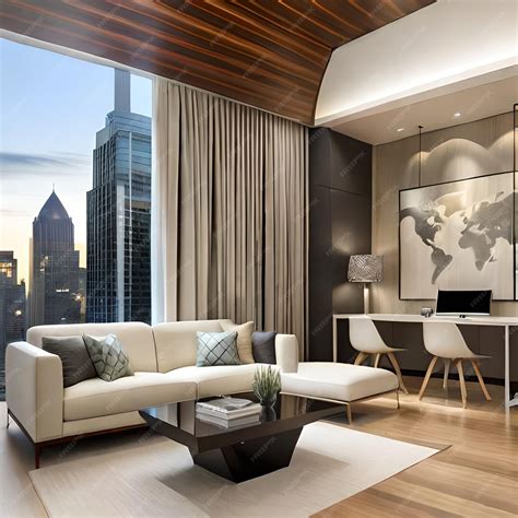 Premium AI Image | visiting room interior design