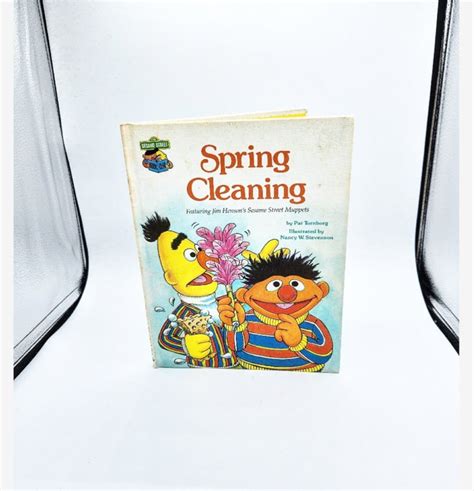 Sesame Street Spring Cleaning Book Vintage Sesame Street Books