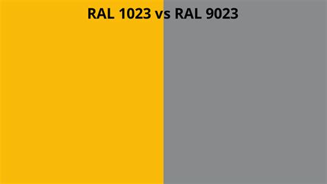 Ral 1023 Vs 9023 Ral Colour Chart Uk