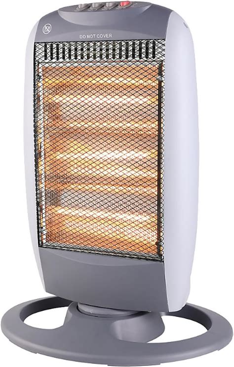 Almineez 1200W Halogen Heater Instant Portable Heater With 3 Heat