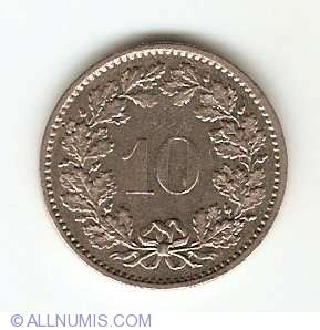 10 Rappen 1974 Confederation 1850 2019 10 Rappen Switzerland