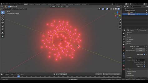 How To Make Glowing Particle Effect And Animation In Blender 281 Youtube