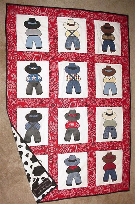 Cowboy Quilt Applique Quilts Quilt Patterns