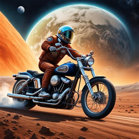 Space Biker Ai Generated Artwork Nightcafe Creator