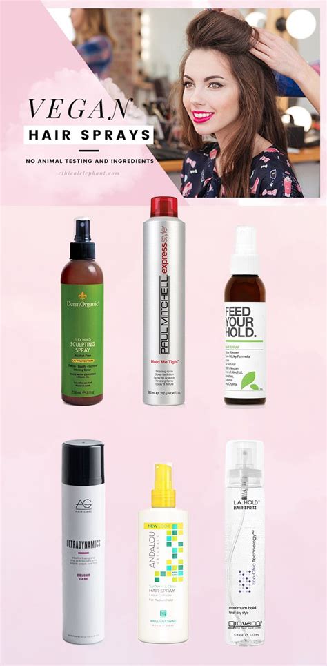 10 Best Vegan And Cruelty Free Hairspray For Every Hair Type Vegan Hair