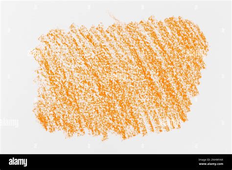 Orange color crayon hand drawing texture for background Stock Photo - Alamy