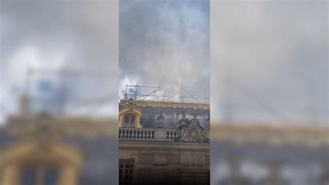 Palace Of Versailles Is Briefly Evacuated After Smoke Seen On Roof