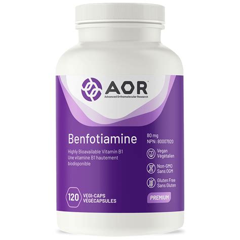 Benfotiamine 80mg, 120 capsules - Sano Via Wellness / Medicor Cancer