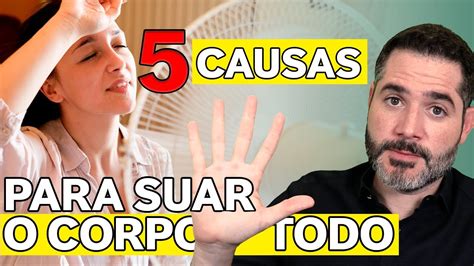 Suor no corpo todo Conheça 5 causas para a Hiperidrose Secundária