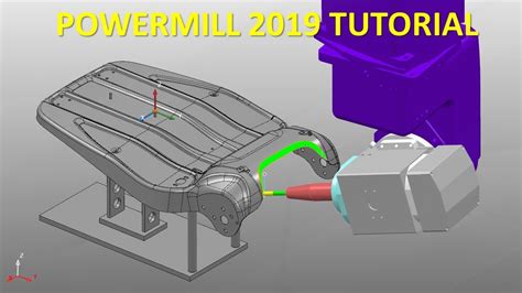 Powermill Tutorial Mill Axis Flowline Machining Youtube