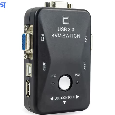 Chaveador Kvm Usb Switch Portas Vga E Usb A Usb B Kvm Ua