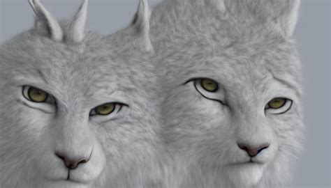 Lexica White Anthropomorphic Lynx Portrait Furry Digital Art