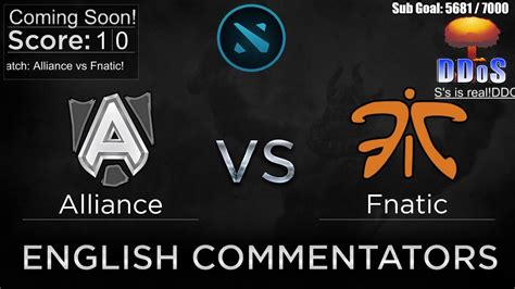 Alliance Vs Fnatic The Shanghai Major Alliance Vs Fnatic Game