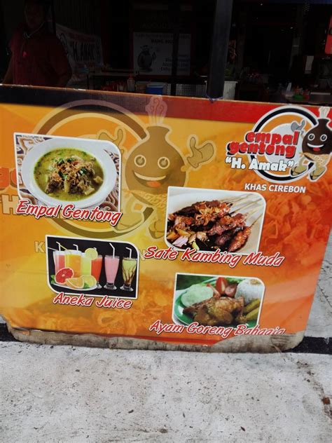 Menu At Warung Spesial Soto Kuning Soto Bening H AMAK Restaurant