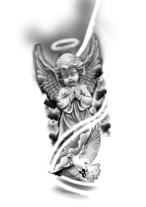 Pin By Alex Sanchez On Quick Saves Cherub Tattoo Angel Tattoo Men