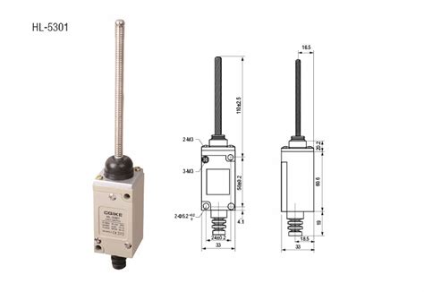 Wyłącznik krańcowy HL-5301 Krańcówka sprężyna (3471522003195) • Cena ...