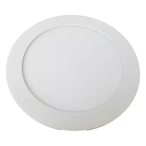 Lampara Sobreponer Led 18w Plafon Luz Blanca Redonda 22cm