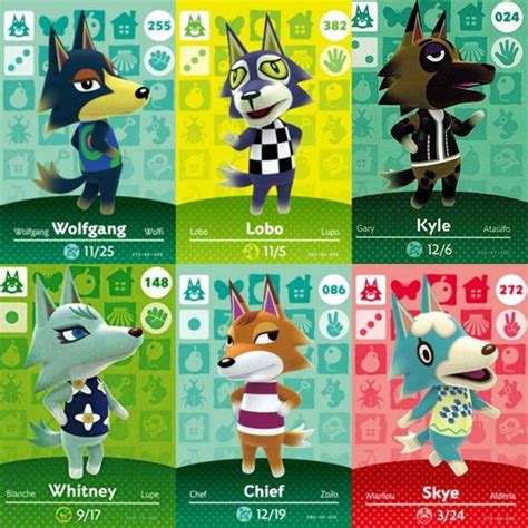 Animal Crossing Wolf Villager Enamel Pins Animal Crossing Game