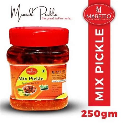 Mix Veg Spices Mixed Pickles Gm Packaging Type Jar At Rs Piece