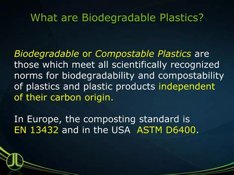 Introduction To Bioplastics Ppt