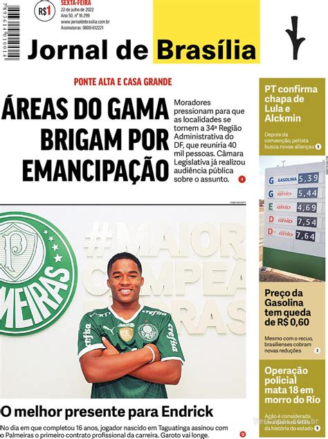 Capa Jornal de Brasília