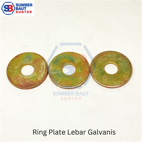 Jual M X X Ring Plat Lebar Galvanis Wp Washer Plate Mm