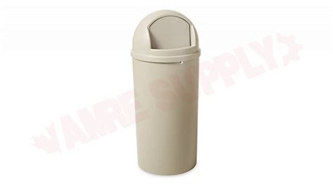 816088BEIG Rubbermaid Marshal Classic Container 15 Gallon Beige