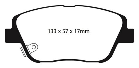 EBC Brakes DP31864C Redstuff Ceramic Low Dust Disc Brake Pad Set 2