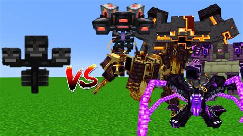 Wither Vs L Ender S Cataclysm Bosses Minecraft Mob Battle YouTube