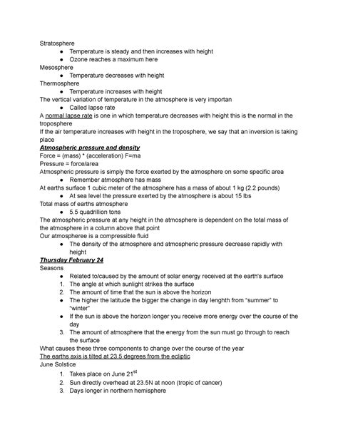 Meteorology study notes (24) - Stratosphere Temperature is steady and