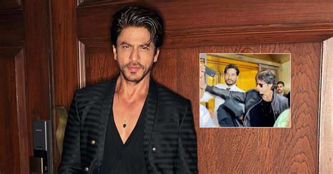 Shah Rukh Khan Pushes A Fan Away Giving Him A Deadly Stare Gets