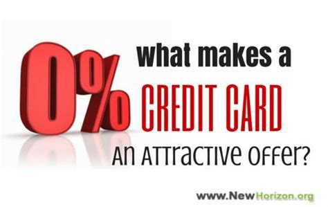 What Makes a 0% APR Credit Card An Attractive Offer?