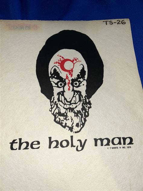 1979 The Holy Man Iran Hostage Crisis Iron On T Shirt Gem