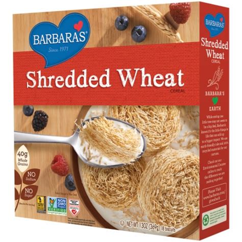 Barbaras Shredded Wheat Cereal 13 Oz Smiths Food And Drug