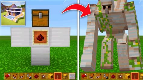 How To Summon Mutant Iron Golem In Craft World Youtube