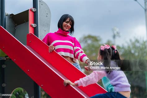 Beautiful Moment Between Mother And Daughter Enjoying An Afternoon