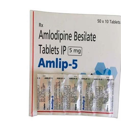 Amlip 5mg Tablet At 221 Box Amlodipine Tablets In Kamptee ID