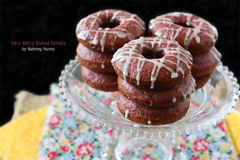 Very Berry Baked Donuts Nutmeg Nanny